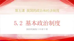人教版八年級(jí)道德與法治下冊(cè)5.2基本政治制度（課件+視頻素材）