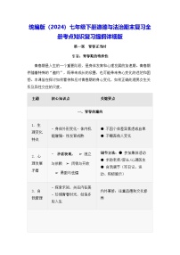 統(tǒng)編版（2024）七年級下冊道德與法治期末復(fù)習(xí)全冊考點知識復(fù)習(xí)提綱詳細版 學(xué)案