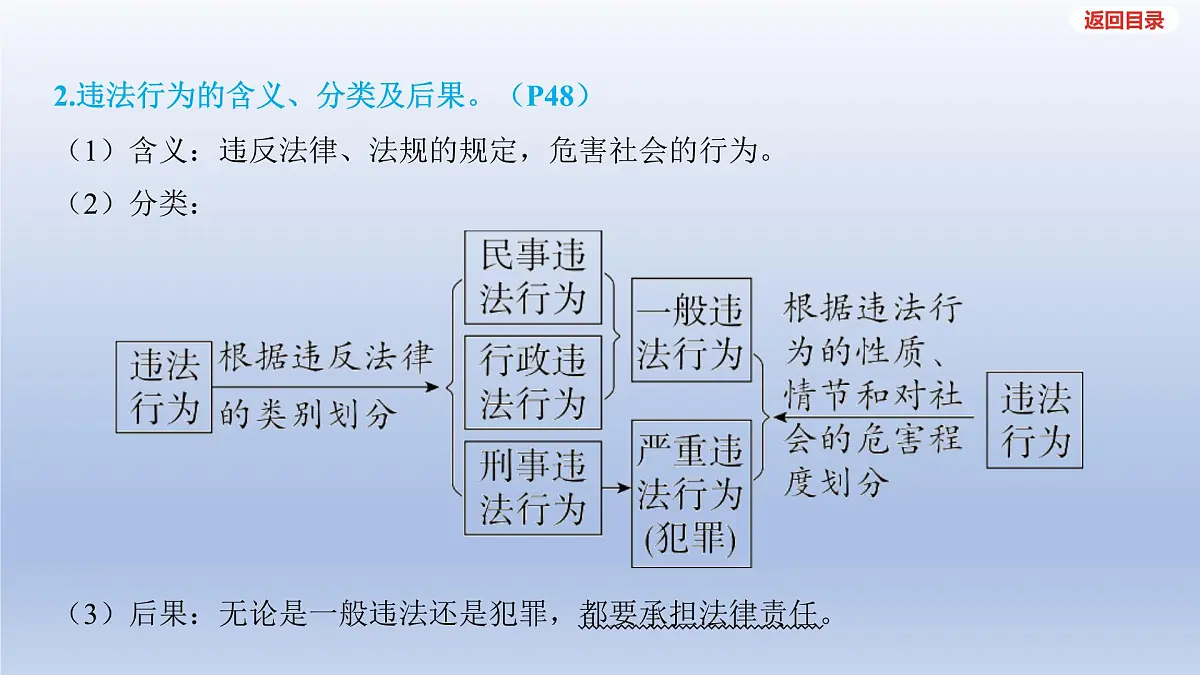 2025年中考道德与法治一轮复习课件:八年级上册-第二单元 遵守社会规则-第五课 做守法的公民第5页