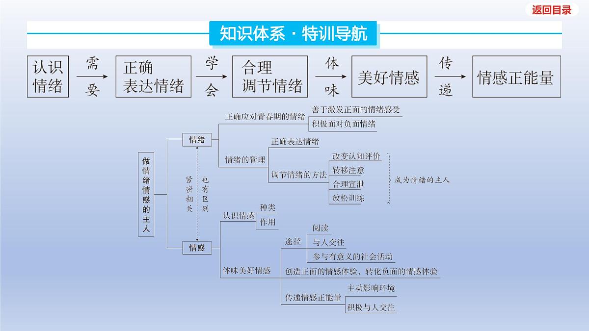 2025年中考道德与法治一轮复习课件:七年级下册-第二单元 做情绪情感的主人第3页