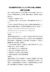 四川省德阳市什邡市2024-2025学年九年级上学期期末道德与法治试卷（解析版）