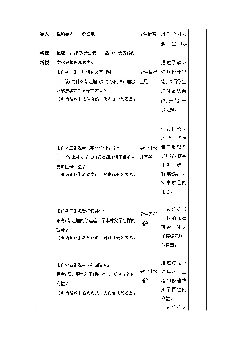 部编人教版初中道德与法治七年级下册6.1历久弥新的思想理念教学设计第2页