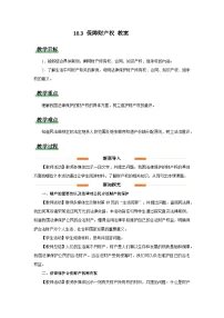 人教版(2024)七年级下册(2024)保障财产权教案设计