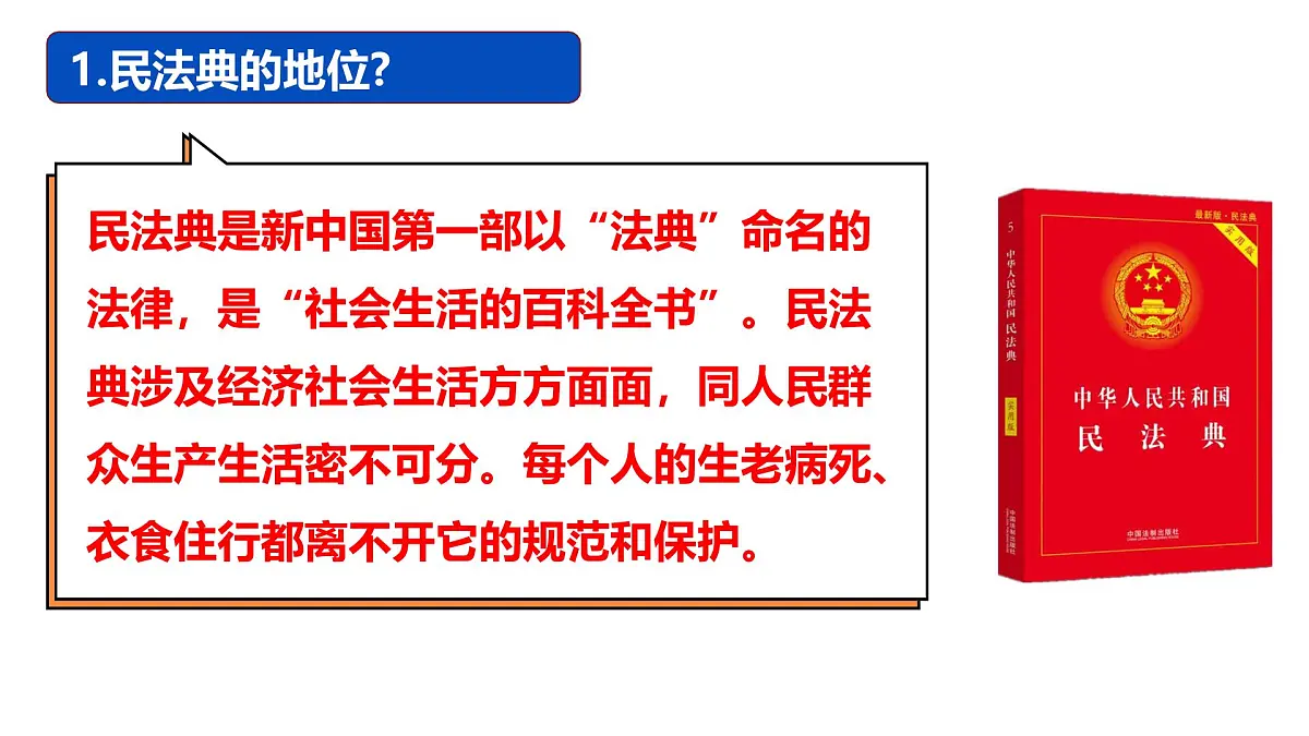 10.1 认识民法典 课件-2024-2025学年统编版道德与法治七年级下册第6页