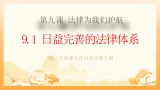 部编版道德与法治七下 9.1日益完善的法律體系（教学課件+教学设计+视频素材）