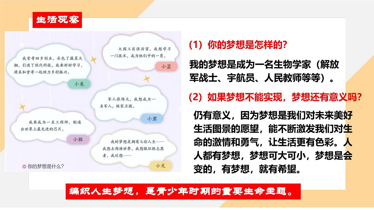 3.1做有梦想的少年 课件-初中道德与法治部编版(2024)七年级上册第6页