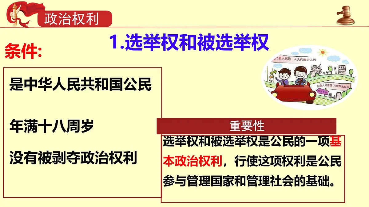 初中政治 (道德与法治) 人教版(2024)八年级下册2.3.2依法行使权利 课件第6页