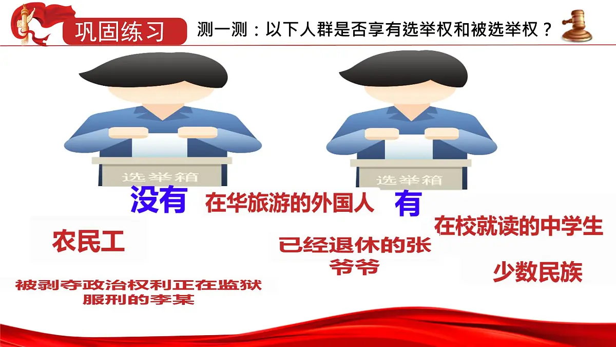 初中政治 (道德与法治) 人教版(2024)八年级下册2.3.2依法行使权利 课件第7页