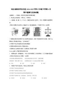 河北省廊坊市安次区 2024-2025学年八年级下学期4月期中道德与法治试题