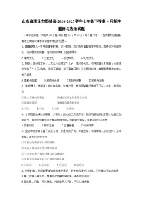 山东省菏泽市鄄城县2024-2025学年七年级下学期4月期中道德与法治试卷
