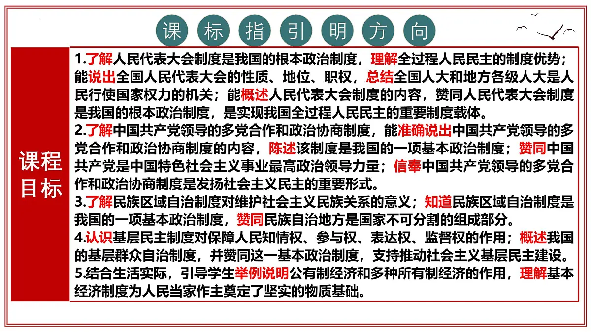 第三单元+人民当家作主 2025学年八年级道德与法治下学期期末考点大串讲课件第4页