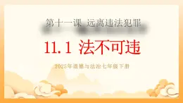 部編版道德與法治七下11.1法不可違（教學(xué)課件+教學(xué)設(shè)計+視頻素材）