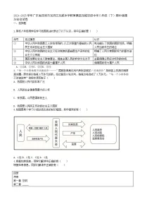 2024-2025学年广东省深圳市龙岗区龙城中学教育集团龙城初级中学八年级(下)期中道德与法治试卷含答案