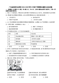 广东省珠海市金湾区2024-2025学年八年级下学期期末道德与法治试题