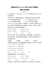 安徽省安庆市2024-2025学年七年级下学期期末道德与法治试卷