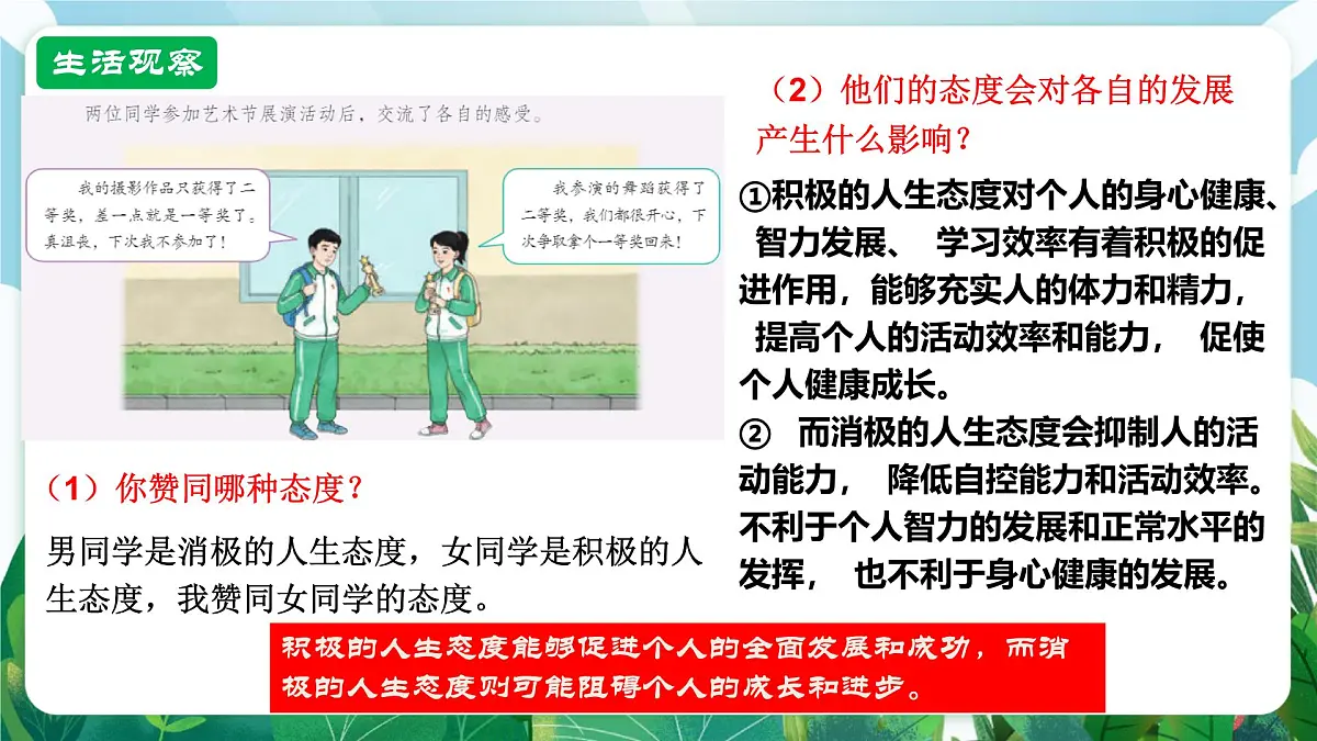 【核心素养】7.12.1《拥有积极的人生态度》课件第6页
