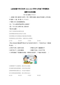 【道德与法治】山西省晋中市介休市2024-2025学年七年级下学期期末试题