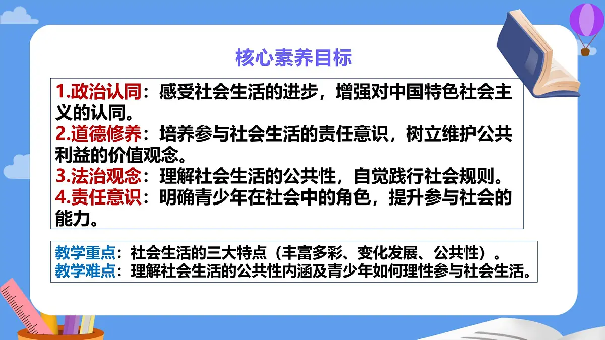 1.1认识社会生活 课件 2025-2026学年统编版道德与法治八年级上册第3页