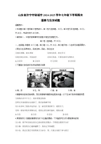 山东省济宁市邹城市2024-2025学年七年级下学期期末试题道德与法治试卷