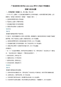 广东省深圳市龙华区2023-2024学年八年级下学期期末道德与法治试题(解析版)-A4