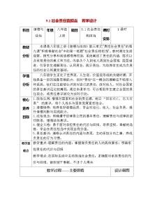初中人教版(2024)社会责任我担当教案
