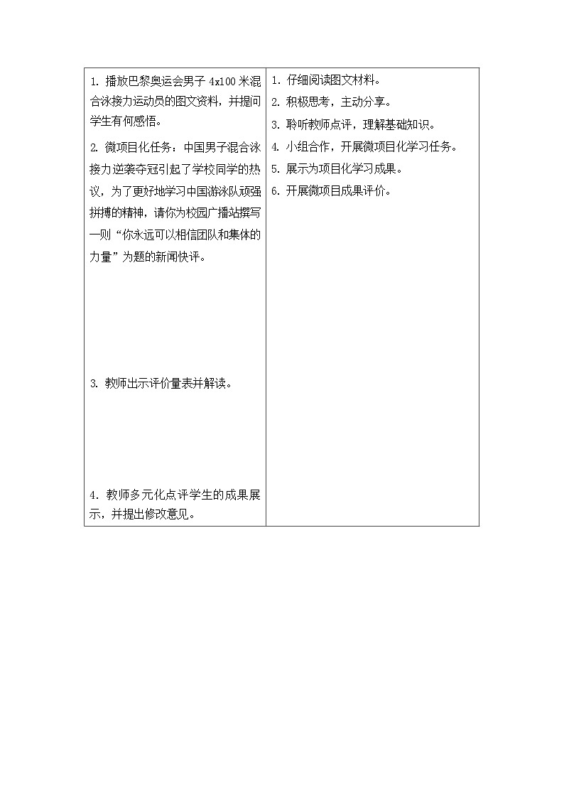 统编版道德与法治七年级上册 7.1《集体生活成就我》 教学设计第3页