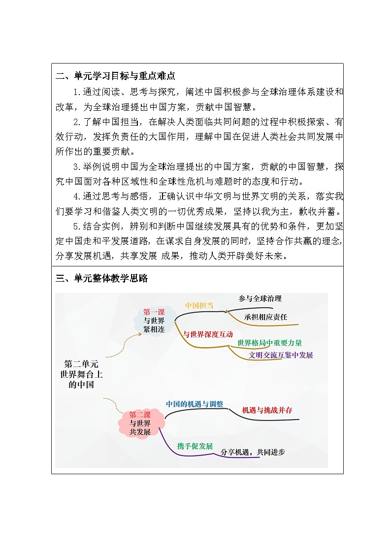 3.2与世界深度互动(教学设计)-2025-2026学年统编版道德与法治九年级下册第2页