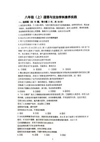 辽宁省沈阳市第四十三中学2025-2026学年八年级上学期11月期中道德与法治试题