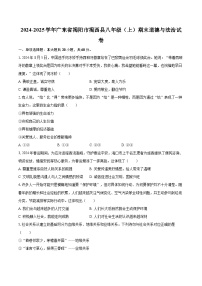 2024-2025学年广东省揭阳市揭西县八年级（上）期末道德与法治试卷-自定义类型