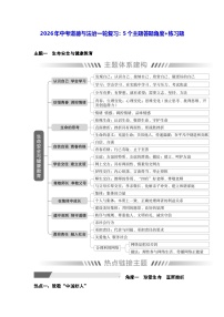 2026年中考道德与法治一轮复习：5个主题答题角度+练习题（含答案）