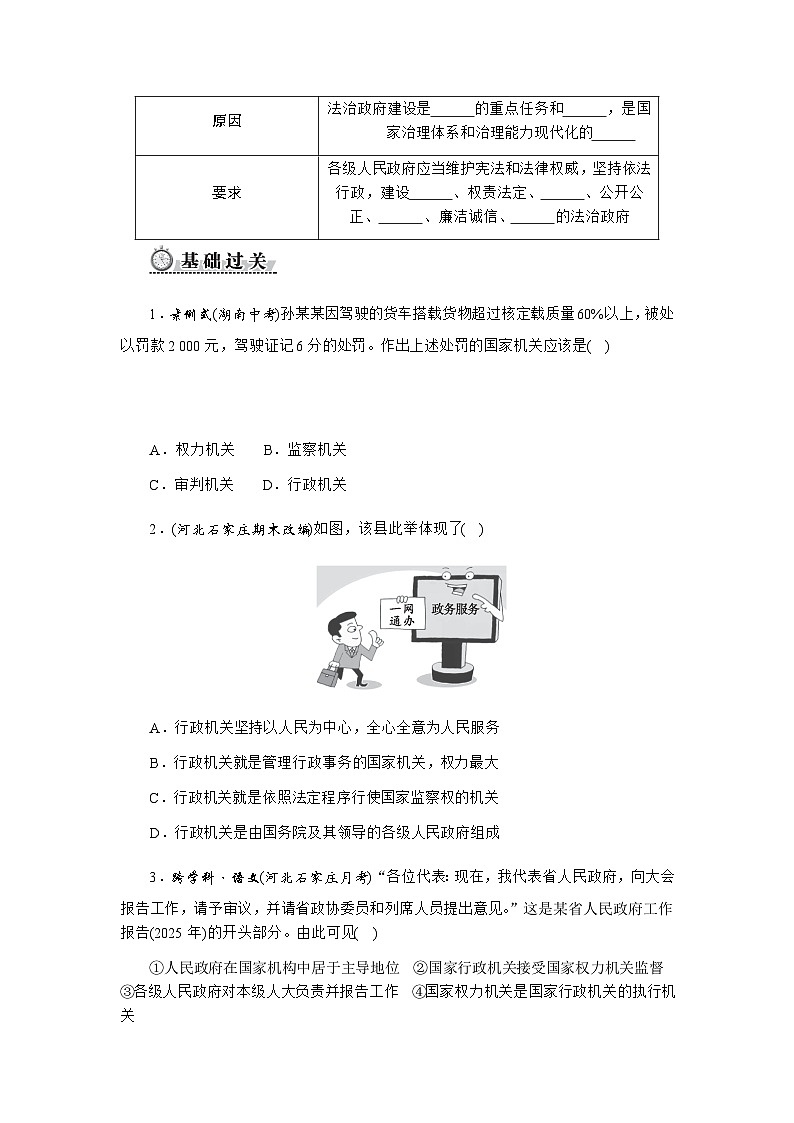 第九课国家行政机关 - 学生版第3页