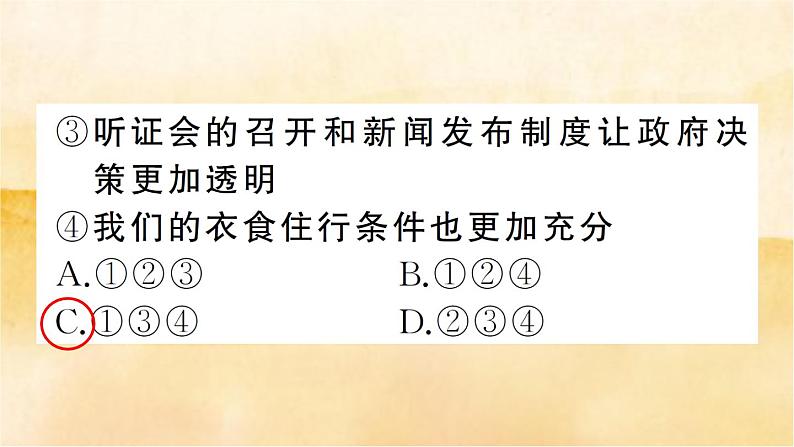10.1《关心国家发展》作业课件第5页