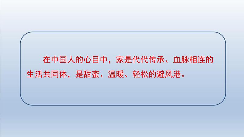 人教部编版七年级道德与法治上册 7.1家的意味 课件(20张PPT)第6页