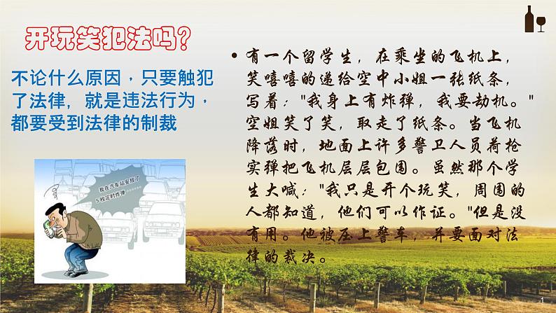 人教部编版道德与法治八年级上册 5.1 法不可违 课件第1页