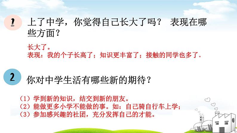 1-1 中学序曲 课件-2020-2021学年部编版道德与法治七年级上册(共31张PPT)08