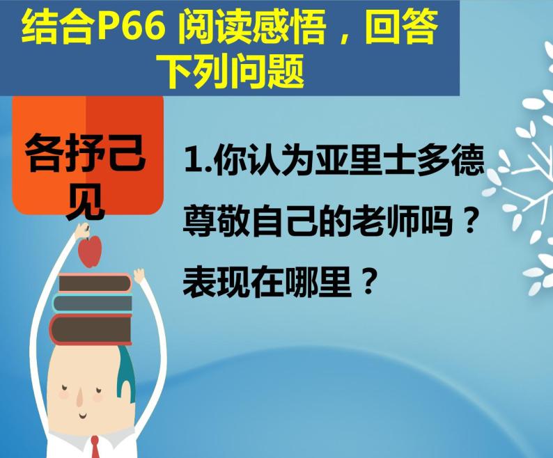 人教版道德与法治七年级上册 6.1 走近老师 课件(共22张PPT)06