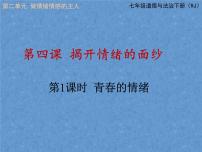 政治思品七年级下册（道德与法治）第二单元 做情绪情感的主人第四课 揭开情绪的面纱青春的情绪教学演示ppt课件