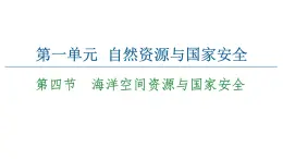 海洋空间资源与国家安全PPT课件免费下载