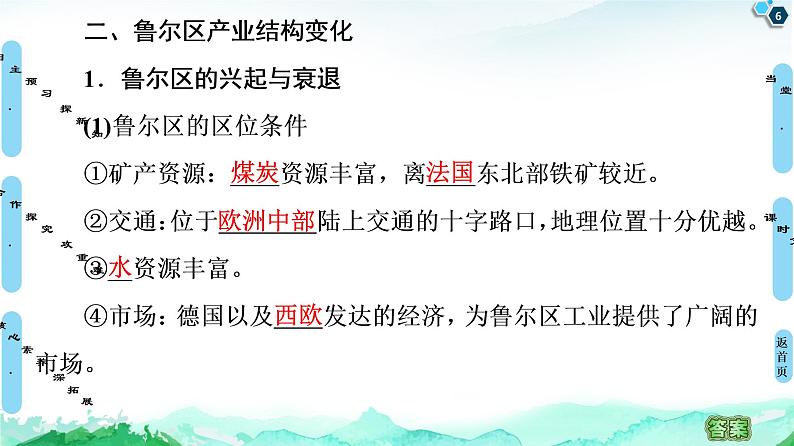 第2章 第2节 德国鲁尔区的产业结构变化 课件-中图版(2019)选择性必修二高中地理06