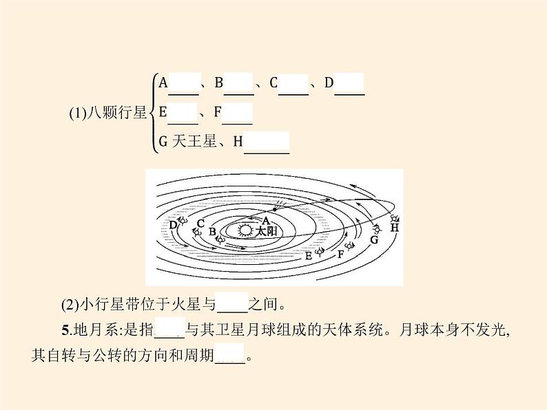 2021-2022学年湘教版(2019)高中地理必修第一册-1.1地球的宇宙环境 课件第5页