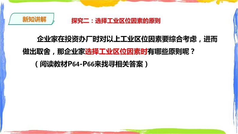 人教版地理必修第二册第三章第二节工业区位因素及其变化第6页