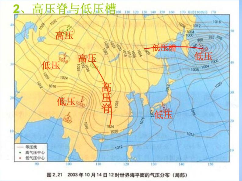 高中地理必修一课件-2.3 常见天气系统1-人教版03