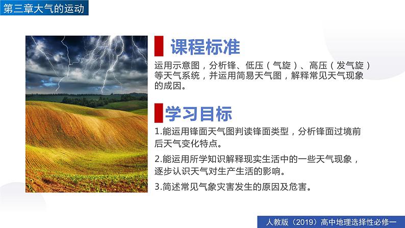 3.1常见天气系统(精品课件)-高二地理同步精品备课(人教版2019选择性必修1)04
