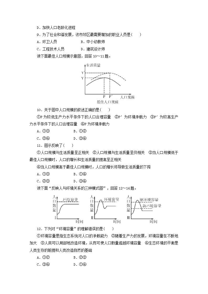 高中地理第一章人口的变化课件+教案+作业打包27套新人教版必修203