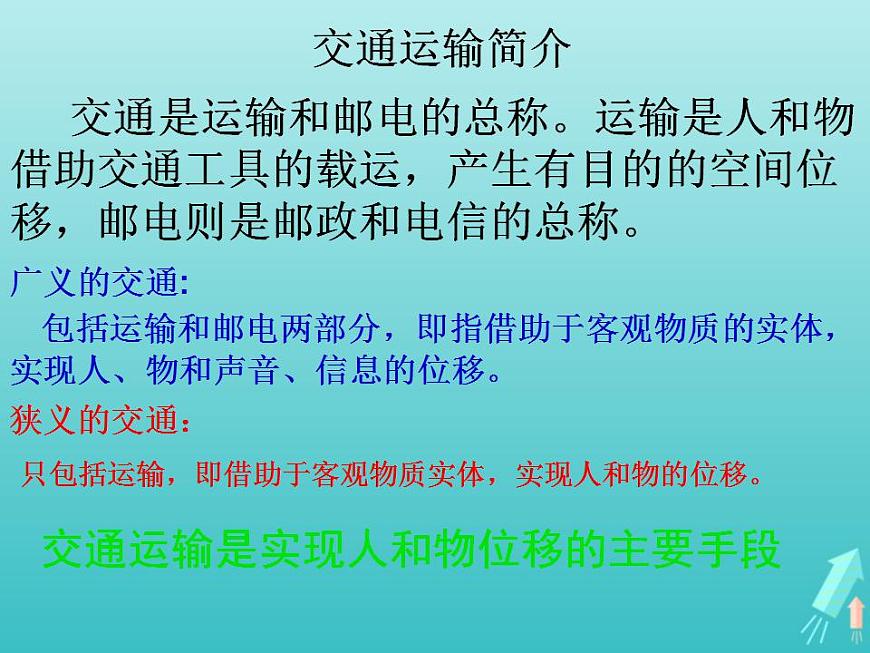 2021_2022學(xué)年高中地理第五章交通運輸布局及其影響第一節(jié)交通運輸方式和布局1課件新人教版必修2第2頁