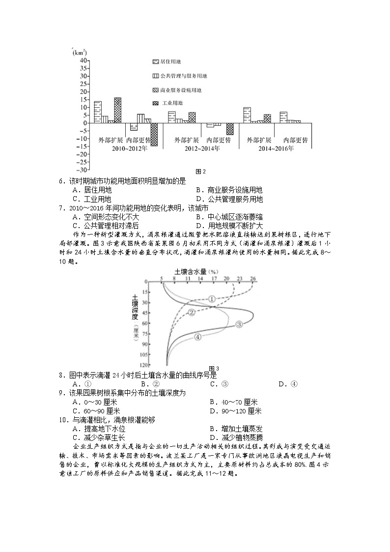 江苏省如皋中学2022届高三上学期10月第一次阶段考试地理试题 含答案02