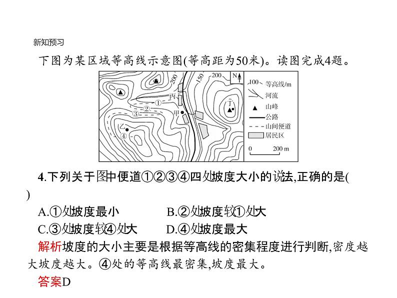 新教材高中地理必修一第四章 第二节 地貌的观察 课件(20张PPT)第8页