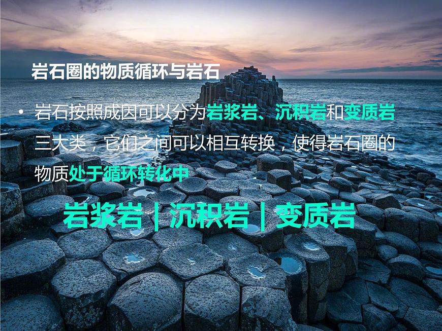 2.1塑造地表形態(tài)的力量——巖石圈的物質(zhì)循環(huán)課件PPT第3頁