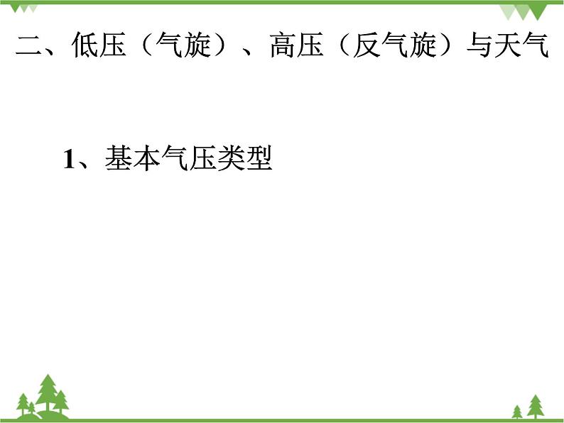 人教版高中地理必修一2.3常见天气系统  课件PPT08