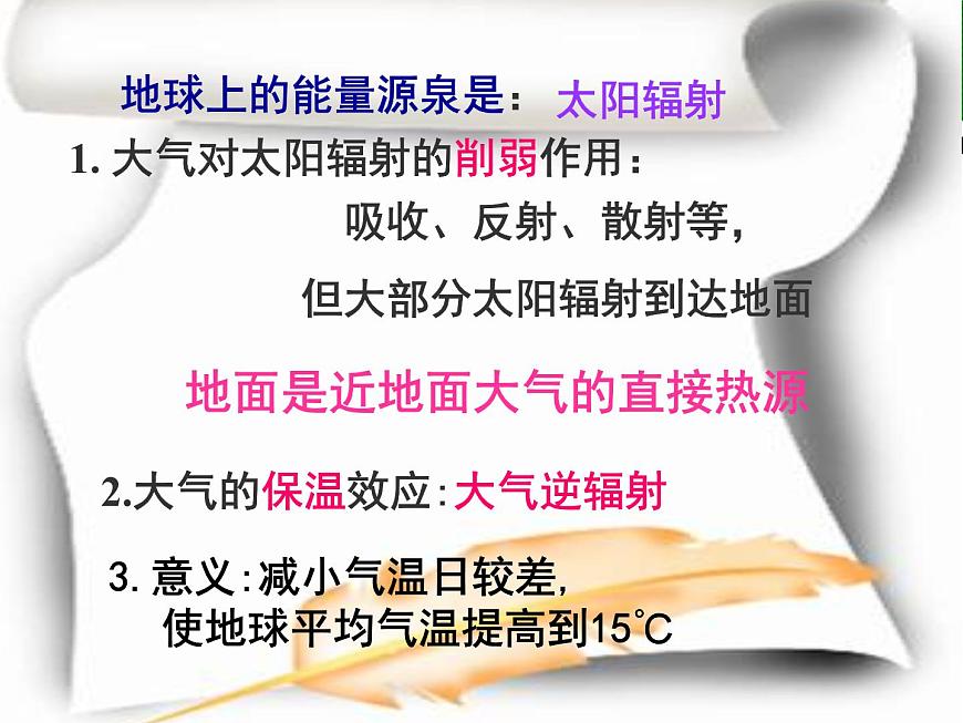 人教版高中地理必修一第二章2.1冷熱不均引起大氣運(yùn)動(dòng) 課件第8頁(yè)